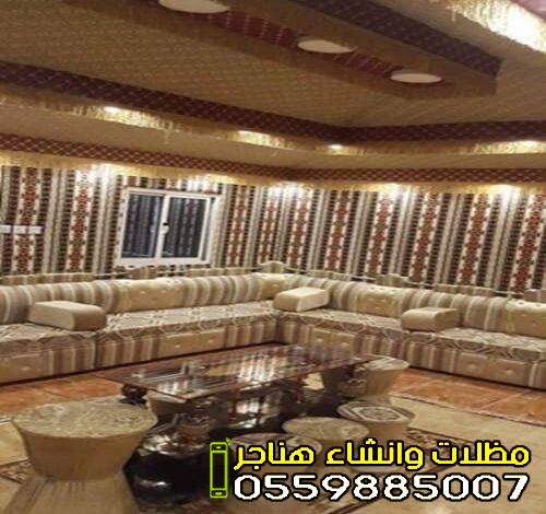 خيام بيوت شعر من الداخل في جدة