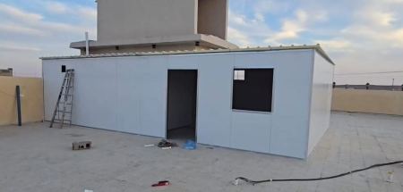 بناء غرف ساندوتش بنل وواجهات زجاجية في جدة ومكة والطائف | حلول عصرية وعزل مثالي